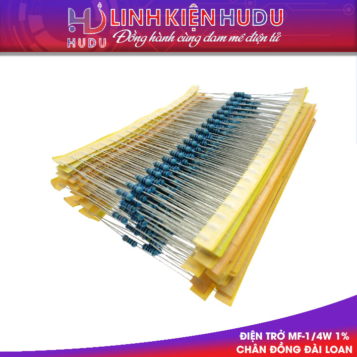 Điện trở 470K MF-1/4W 1% chân đồng Đài Loan